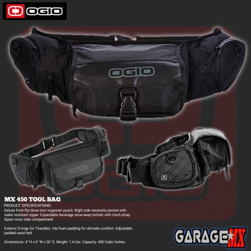 TOOL PACK OGIO MX450.TAS PINGGANG OGIO.WAISTPACK OGIO.TAS PINGGANG MOTOCROSS.TAS OGIO.TRAIL.ENDURO.