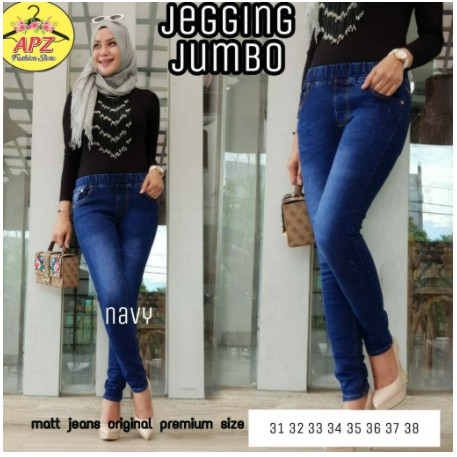 ((4 WARNA)) PROMO MURAH JEGGING POLOS 31-38 STRETCH