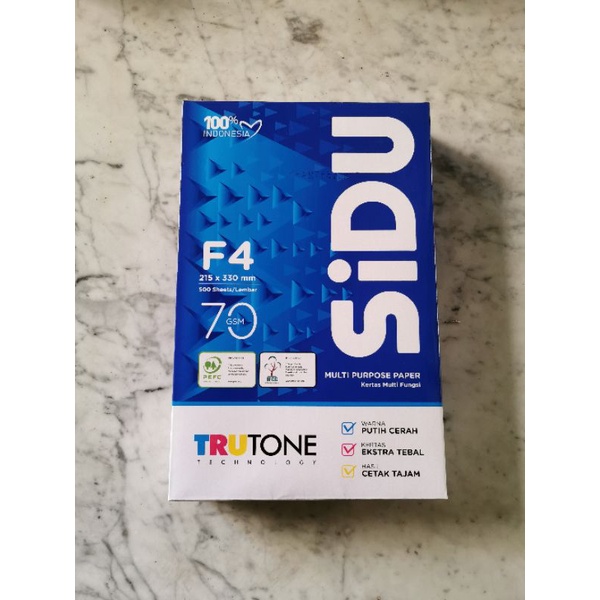 

kertas hvs sidu F4 70 gsm