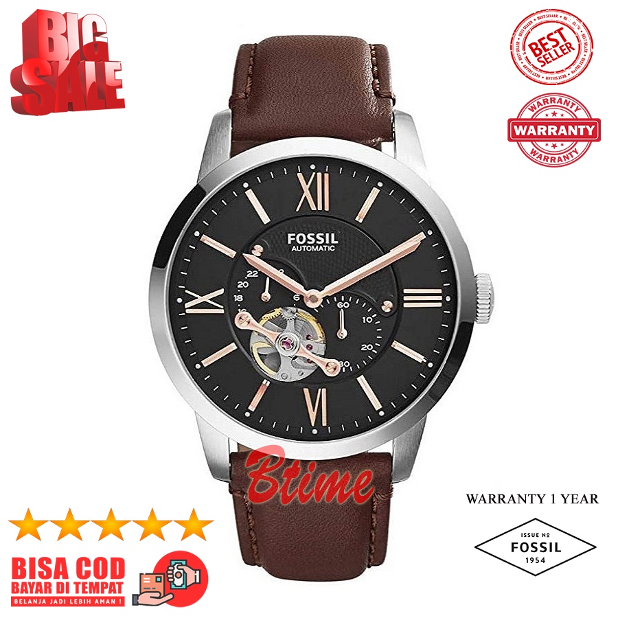 COD Fossil ME3061 ME 3061 Matic Jam Tangan Pria Branded Garansi 1th