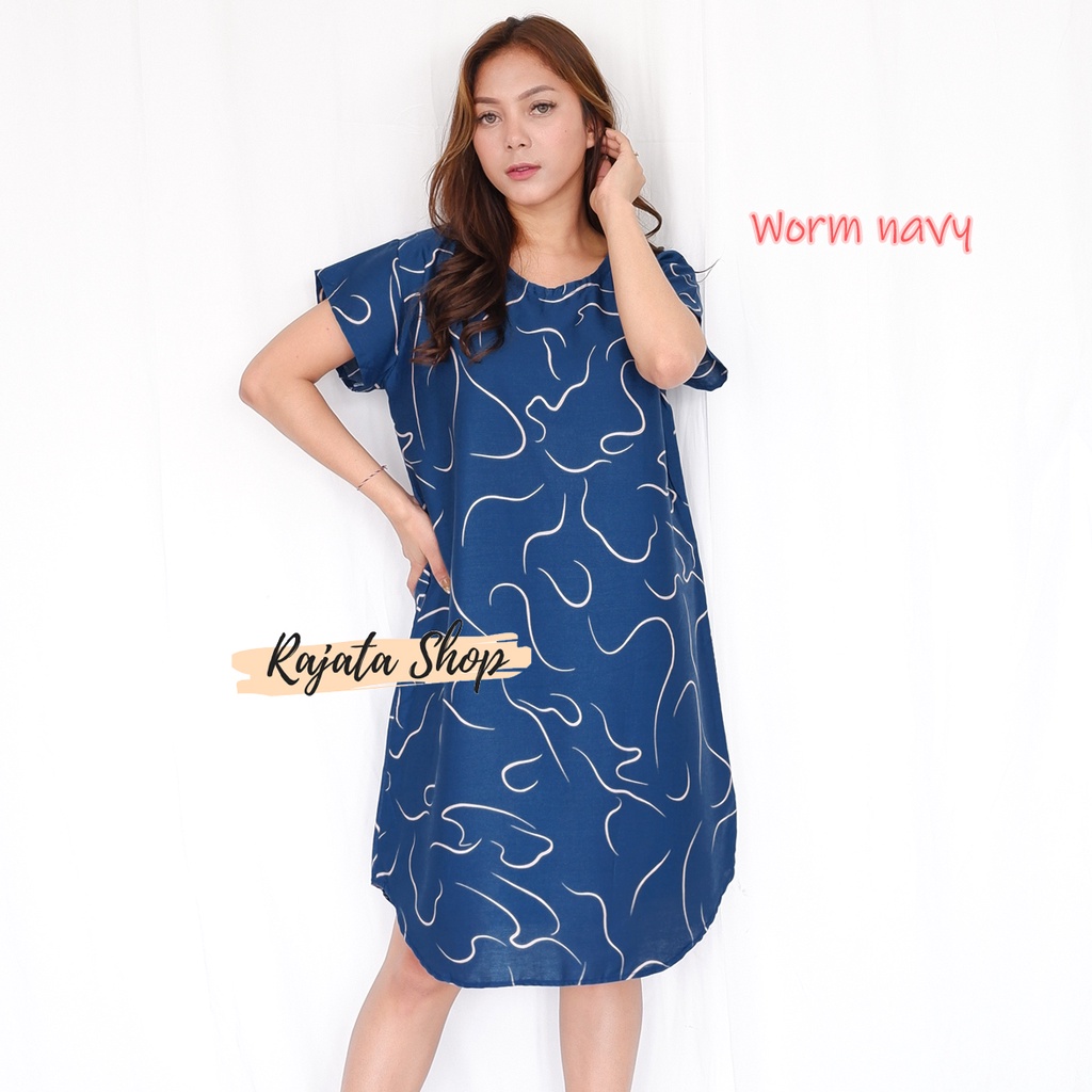 Daster Bali Dress Bali-DST WORM NAVY