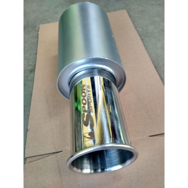 knalpot spoon,knalpot spoon silver,knalpot spoon mobil bensin,knalpot spoon mobil solar