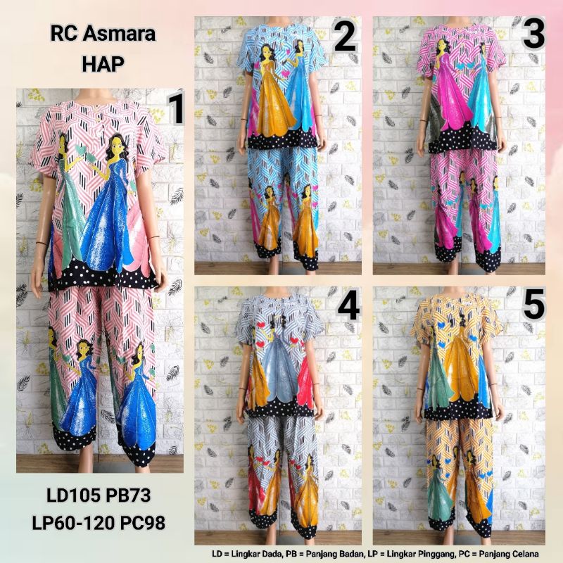 SETELAN HAP RC ASMARA CELANA PANJANG BUSUI FRIENDLY OLAI + SFRI