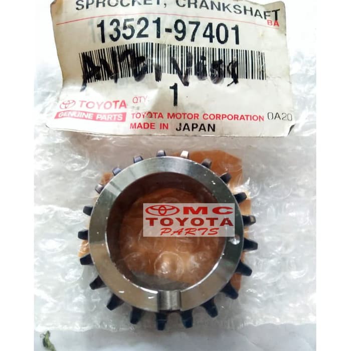 Gigi Sprocket Crankshaft Camshaft Avanza Xenia Vios 13521-97401