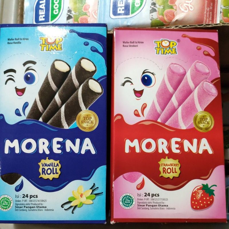 top time morena wafer roll isi krim