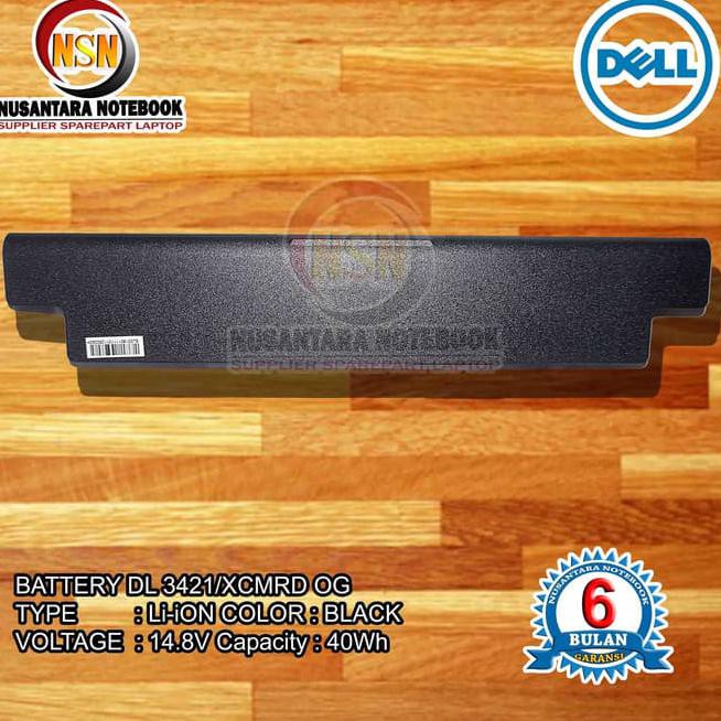 BATTERY ORIGINAL DELL 3421/XCMRD FOR LAPTOP DELL INSPIRON 3421 3437 KODE 626