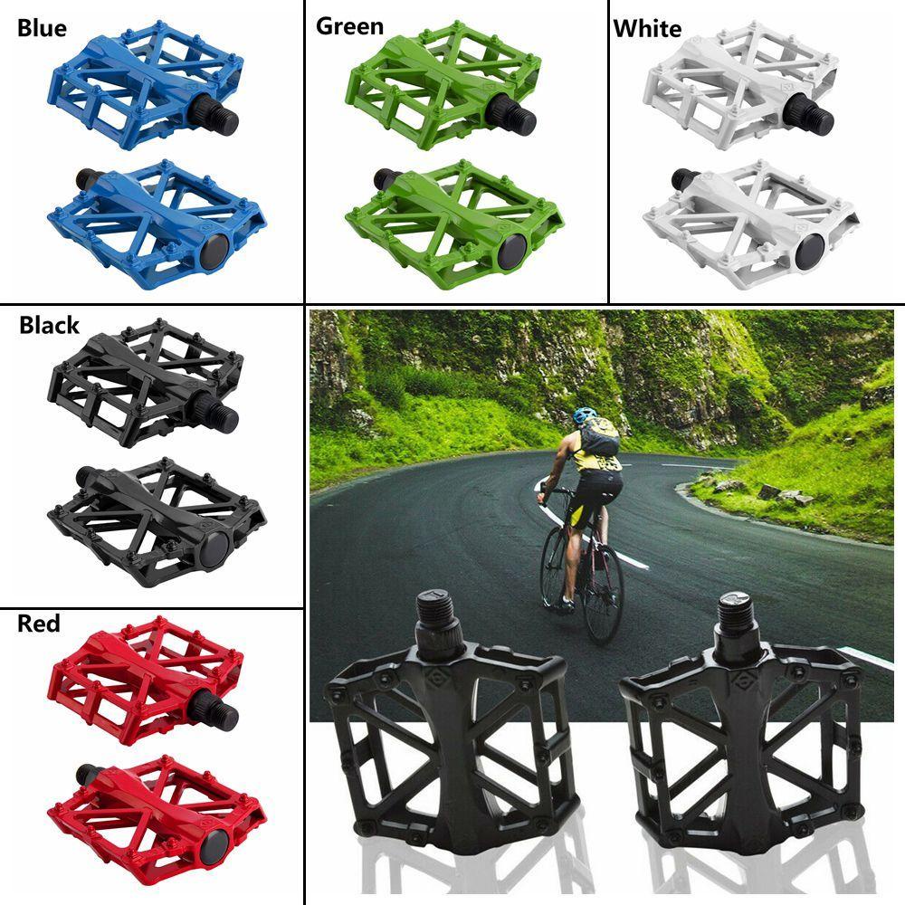 R-FLOWER 2pcs Pedal Sepeda Gunung MTB/BMX Aluminium Alloy Pedal Alat Bersepeda Olahraga Luar Ruangan