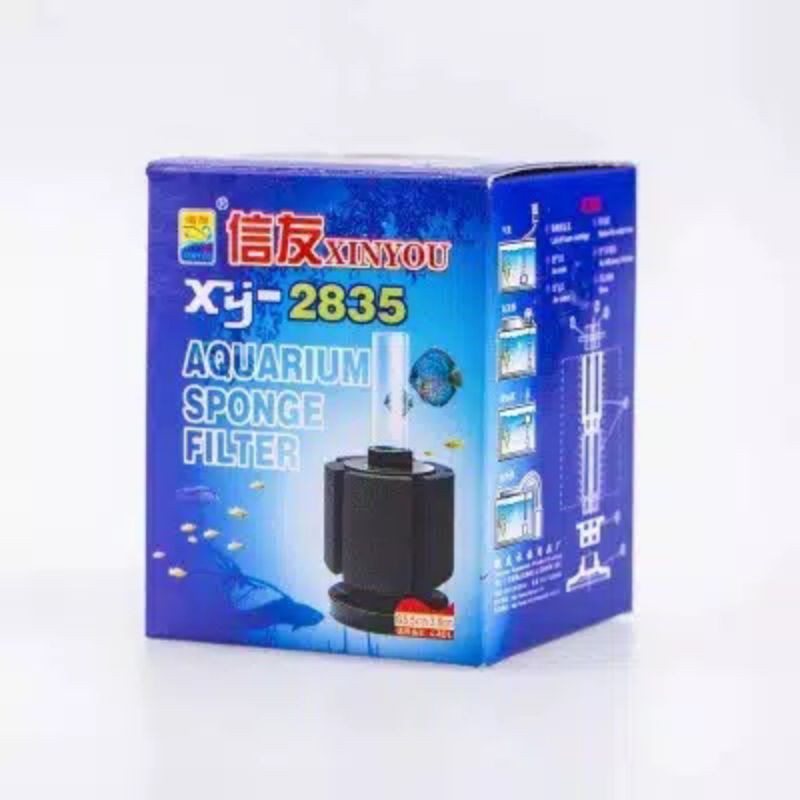 Xinyou 2835 sponge filter biofom biofoam biochemical media filter aquarium