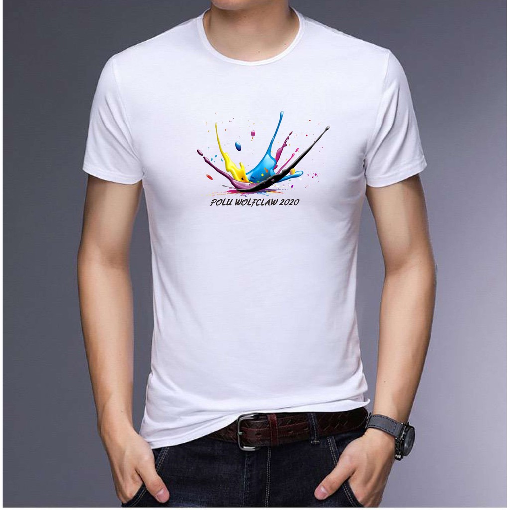 BS/COD/BAJU KAOS TANGAN PENDEK TINTAK/PRIA/REALPICTURE