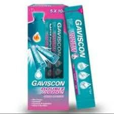 

GAVISCON DOUBLE ACTION LIQUID SACHETS (Obat Maag) 5 sachets x 10ml