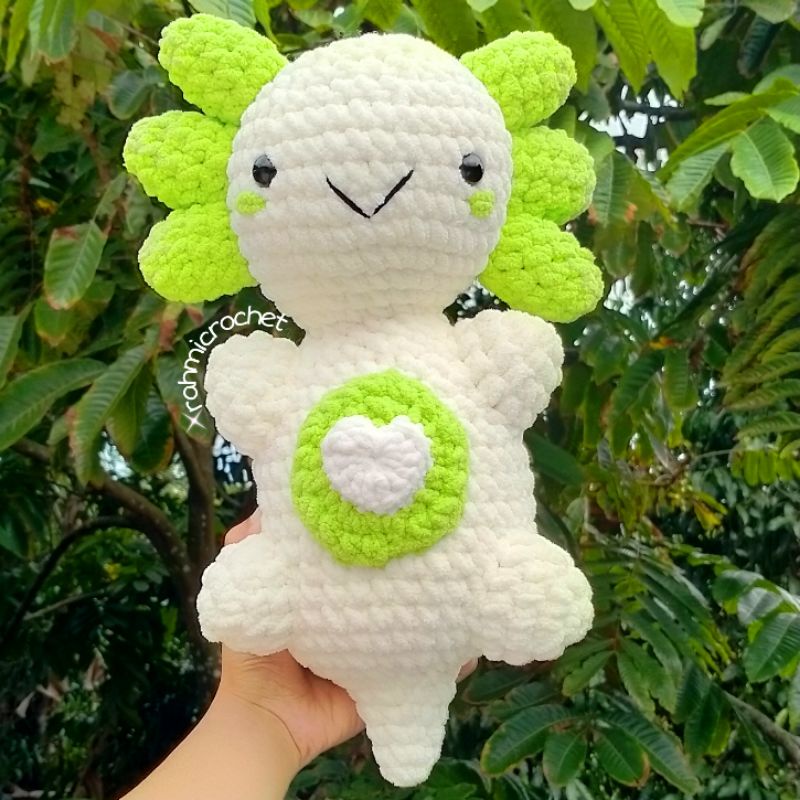 Axolotl Plushie | Boneka Rajut Axolotl | Amigurumi Plushies by Rahmi Crochet