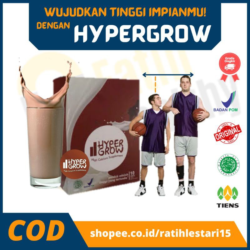 SUPLEMEN PENINGGI BADAN AMPUH - HYPER GROW ORIGINAL