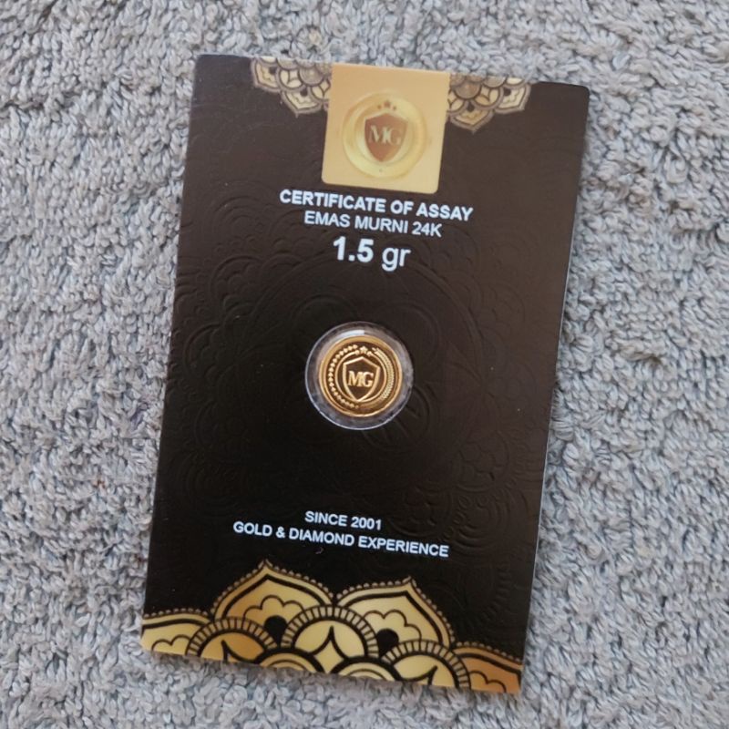 Terbaru dan Murah Minigold 1.5 gram Asli Logam Mulia 24 Karat