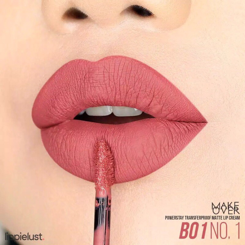 MAKE OVER POWERSTAY Transferproof matte lip cream