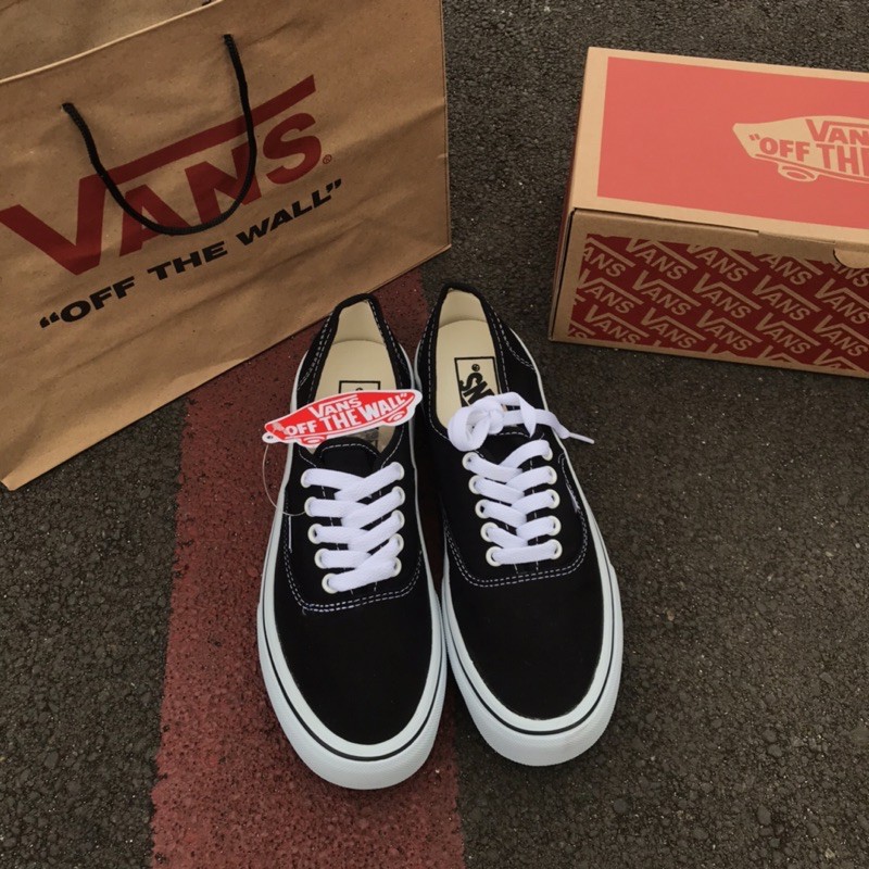 [BISA COD] Vans Old Skool Authentic Sk8 HI Black White