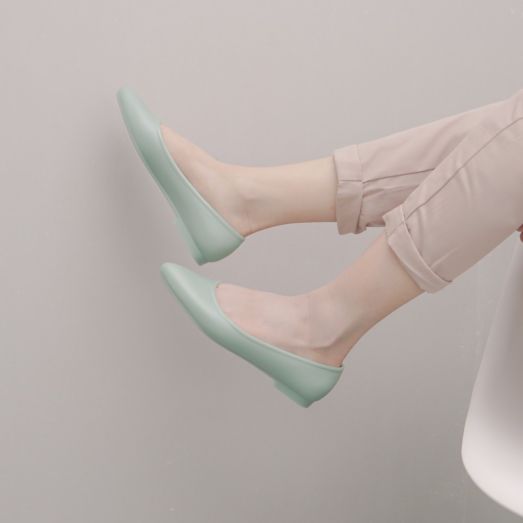 Sara Sara PELANGI Sara Sara Rainbow Sepatu Jelly Wanita Sepatu Kerja Wanita Flat Shoes Jelly Sepatu Empuk Terbaru