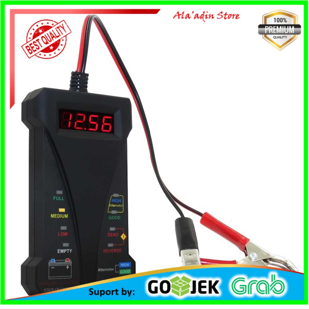 Motopower Tester Baterai Digital Voltmeter Analyzer 12V - CNBJ-805