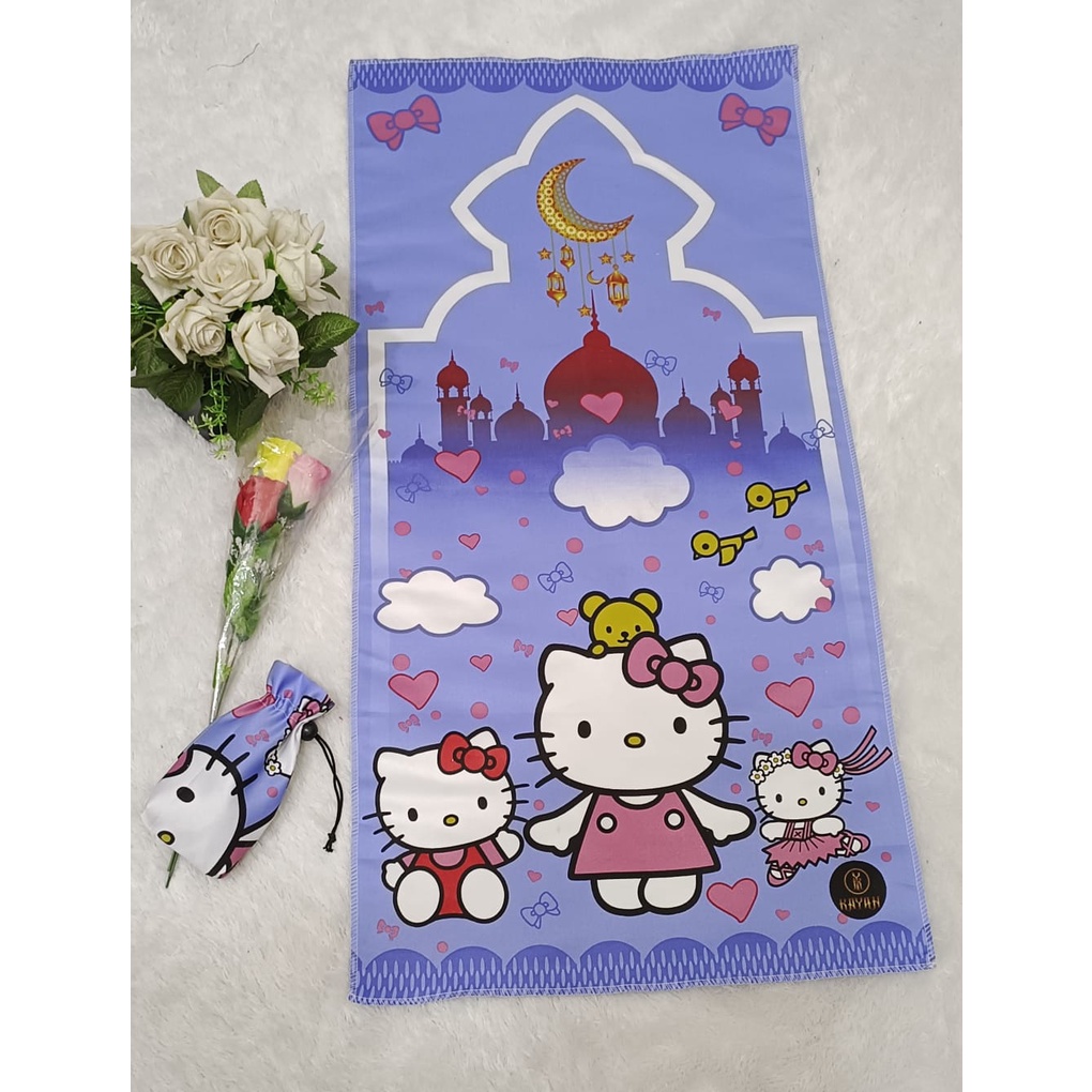 Sajadah Traveling Karakter Anak Hello Kitty