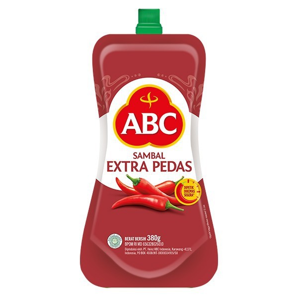 

ABC Sambal Extra Pedas Pouch 380 gram AEESHASTORE