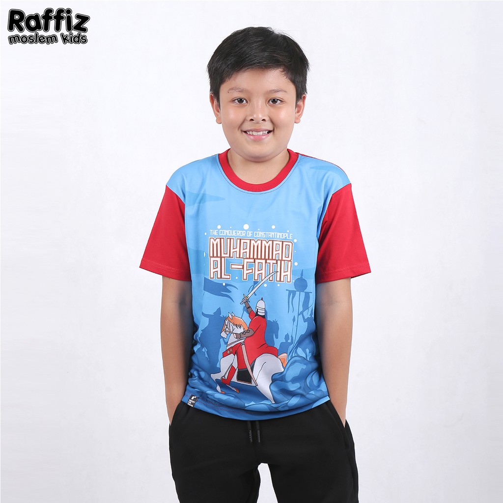 KAOS ANAK MUSLIM COWOK ISLAMI KEREN KARAKTER MUHAMMAD AL