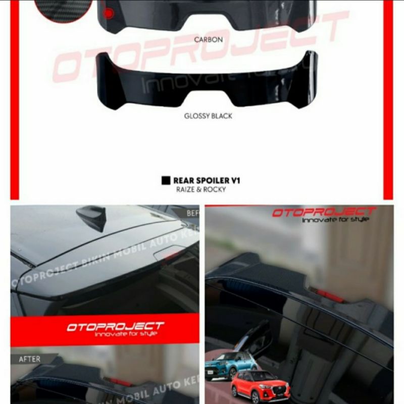 spoiler toyota raize