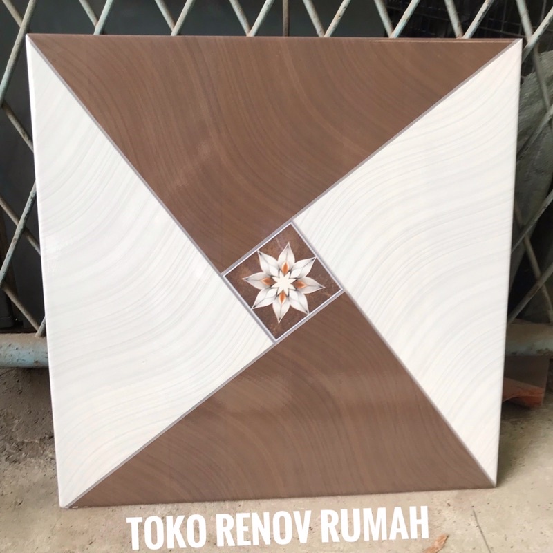 Jual keramik lantai 50x50 motif bunga/ keramik dekoratif/ keramik