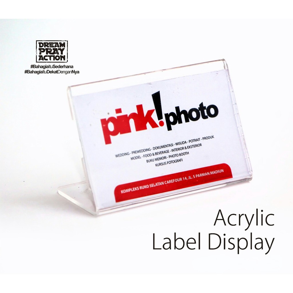 

Name / Label Display Acrylic