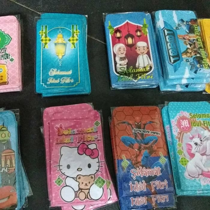 

TERMURAH Amplop lebaran kecil karakter isi 10 lembar B0093