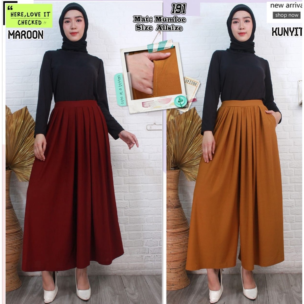 ROK CELANA MUMLOE 191/KULOT REMPEL/ROKCEL ROK CELANA/PREMIUM IMPORT