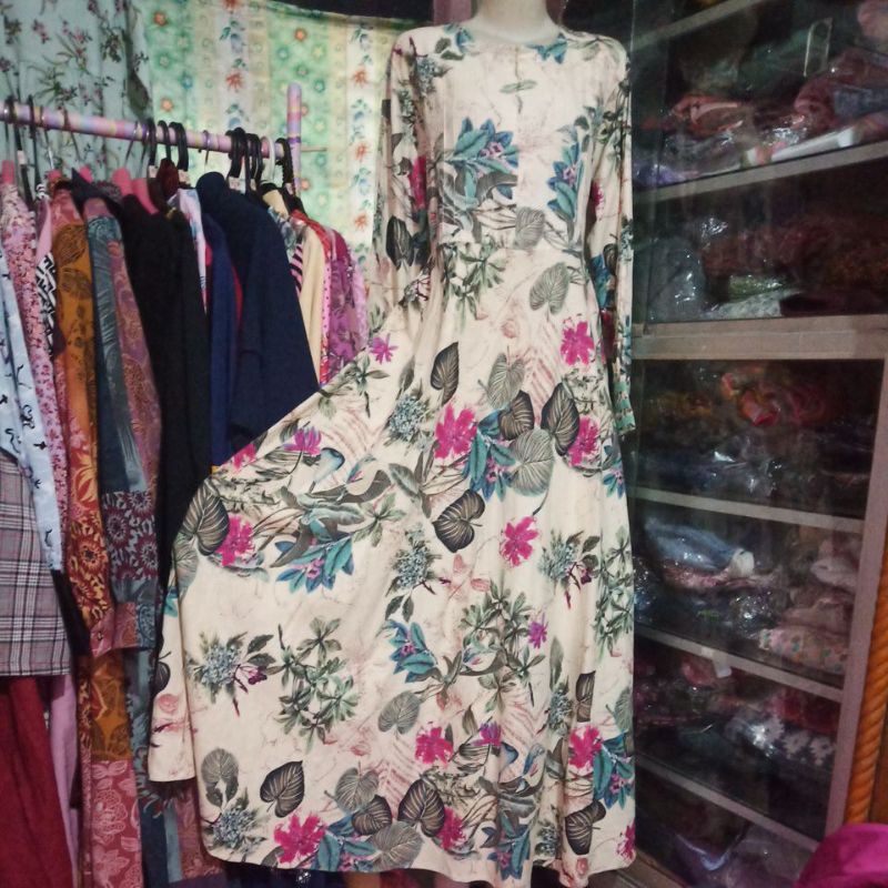 Gamis katun tebal