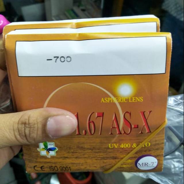 LENSA MINUS UPGRADE  INDEX 1.67 (LENSA TIPIS)