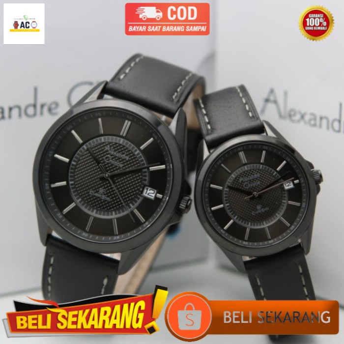 JAM TANGAN ALEXANDER CHRISTIE CRISTIE ALEXANDRE CHRISTIE CRISTIE COUPLE ORIGINAL AC8649