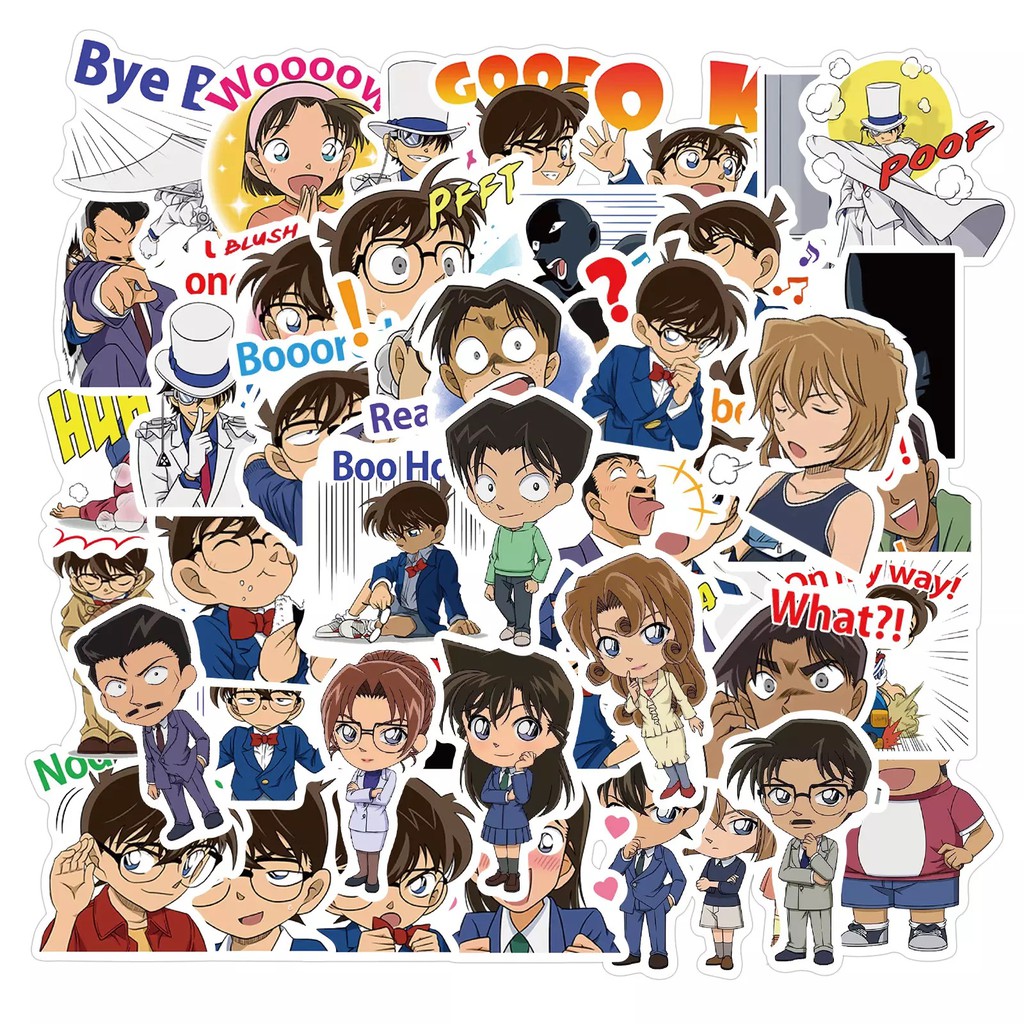 DC001 – Sticker / Stiker Anime Jepang Detective Conan