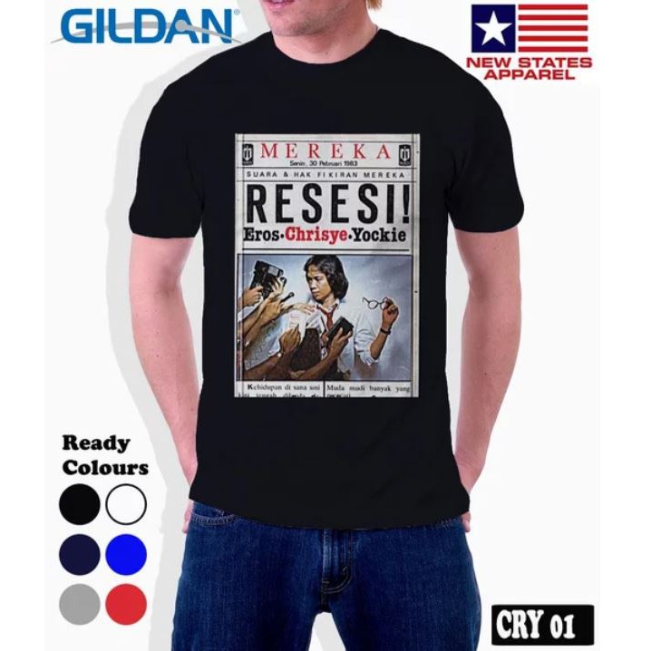 Kaos Chrisye - Kaos Gildan Softstyle - Bahan Adem