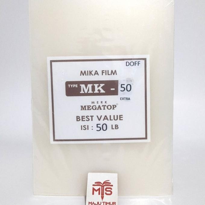 

Cover Plastik Mika Doff A4 Tebal 0,5mm - Megatop MK-50
