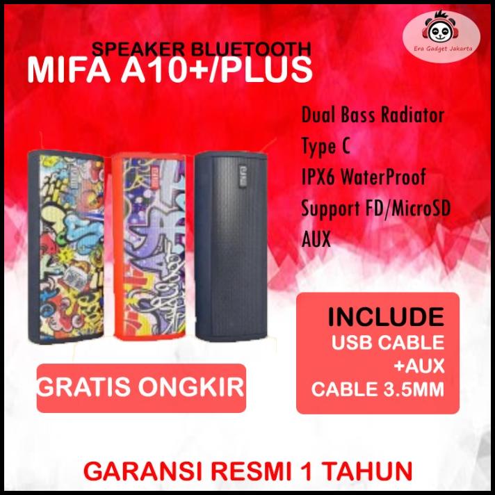 Mifa A10 Plus Speaker A10+ Bluetooth Portable 20W Ipx7 Waterproof Tws