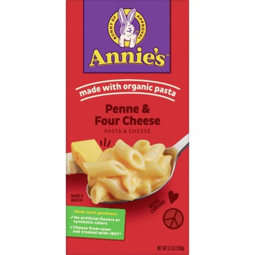 

Annie's ORGANIC Penne & Four Cheeses Instant Mac n Cheese Cheesy Snack Food Macaroni & Cheese Meal Elbow Pasta Mie Saus Keju Cheddar Yummy