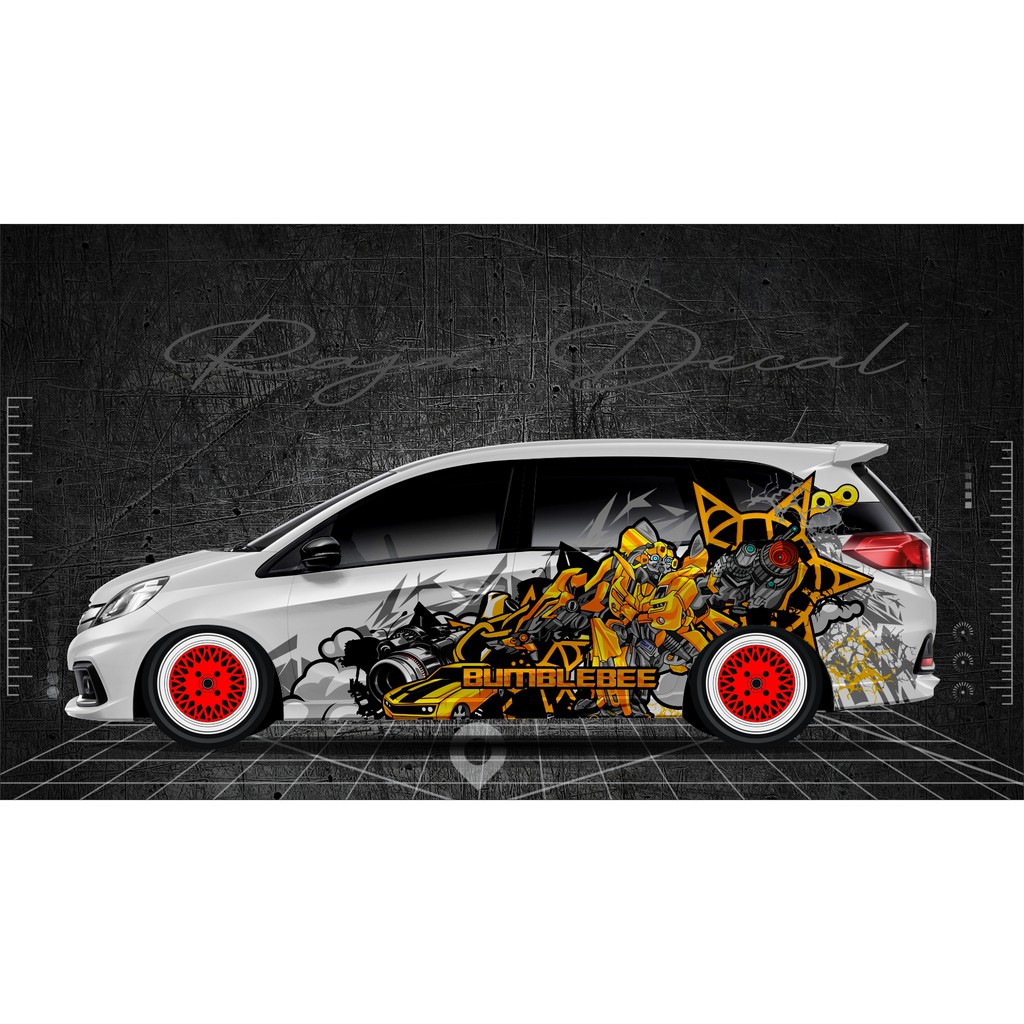 sticker Decal Striping Honda Mobilio Bumblebee