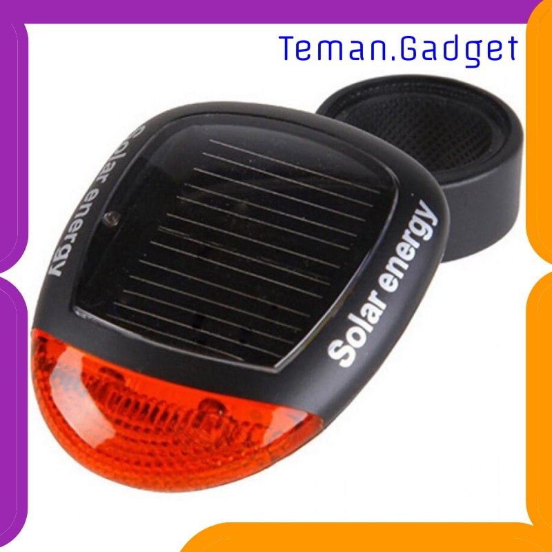 TG-IB359 SOLAR BICYLE TAILLIGHT WARNING LIGHT / LAMPU RAMBU SEPEDA - 909