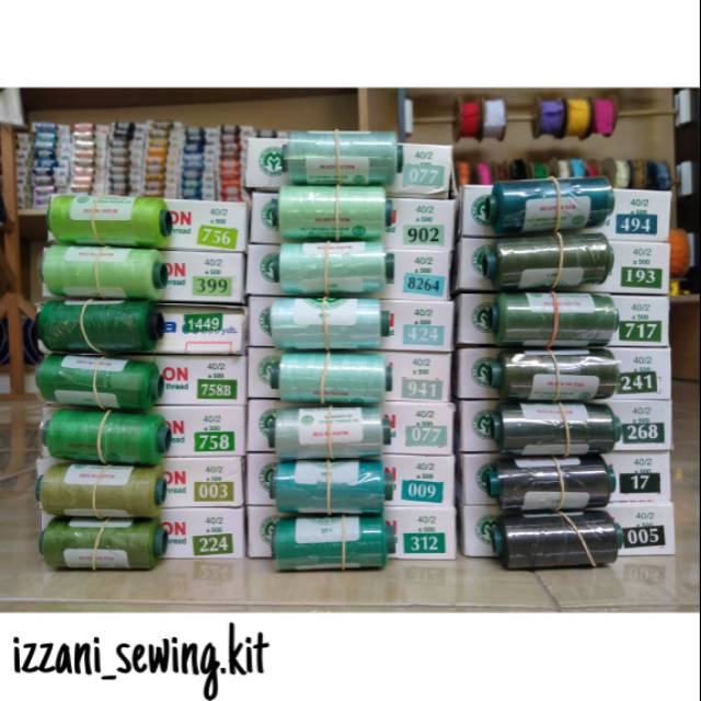 BENANG JAHIT YAMALON " HIJAU "