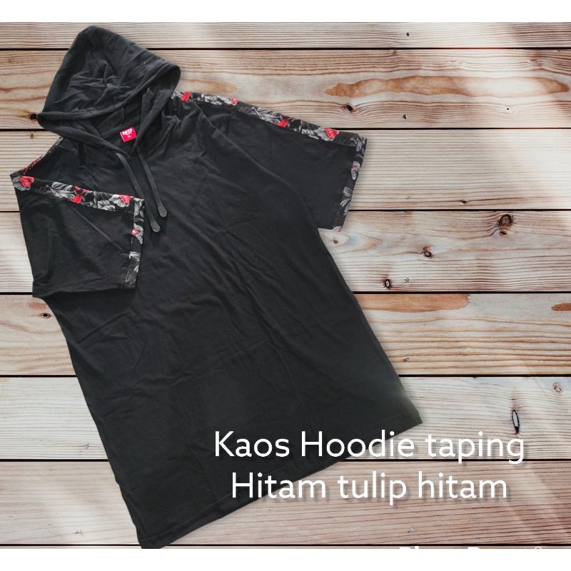 kaos Hoodie taping tulip