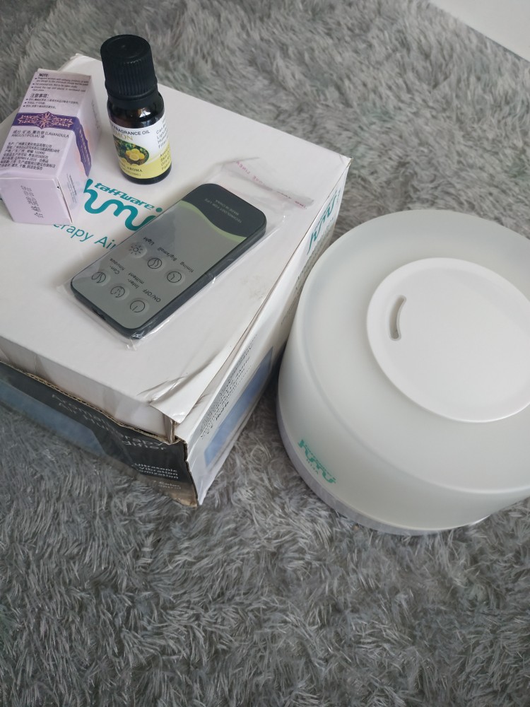[original 100%] Diffuser 500ml Humidifier Led Nyala Warna Warni + Remote