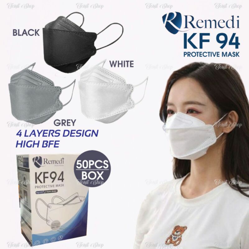 Masker KF94 Remedi DISTRIBUTOR RESMI REMEDI INDONESIA