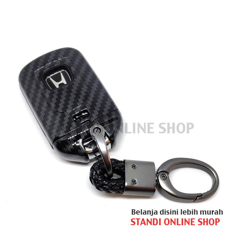 Cover Smartkey Sarung Kunci Remote Smartkey Honda Jazz HRV CRV Hitam