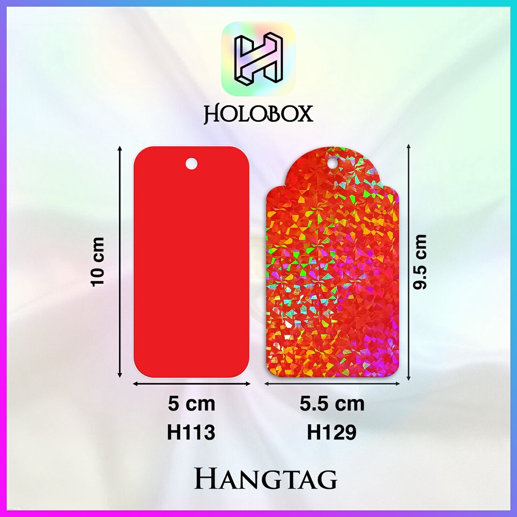 

Hangtag/Hangtag Polos/Hangtag Murah/Label Kotak Uk 10x5 cm|H113