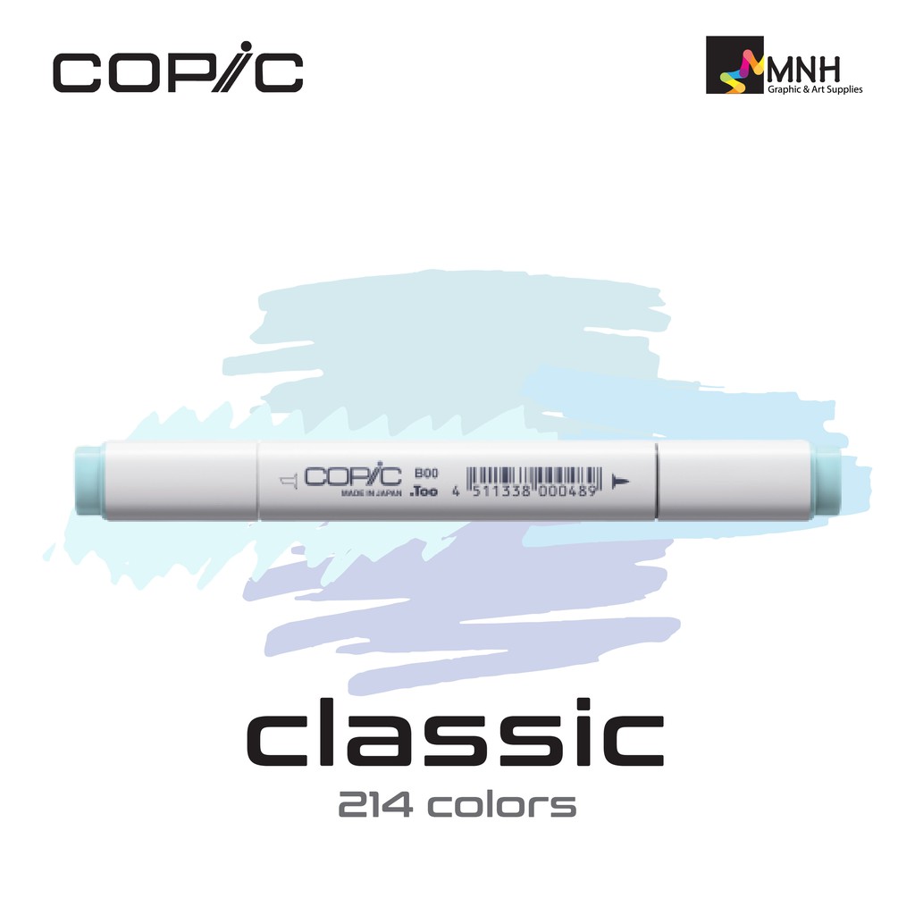 

Spidol Copic Classic Marker Blue Series (Satuan) B00 - B18