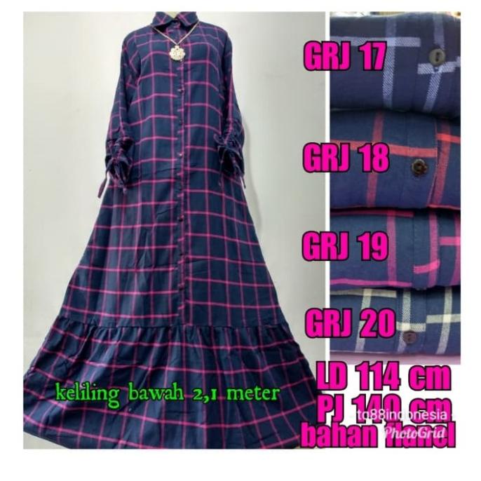 Gamis Flanel Rempel/Gamis Flanel/Gamis/Gamis Jumbo/Gamis Kotak/