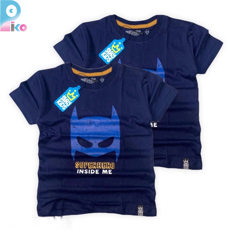 Piko kaos anak usia 1-12 tahun bahan katun