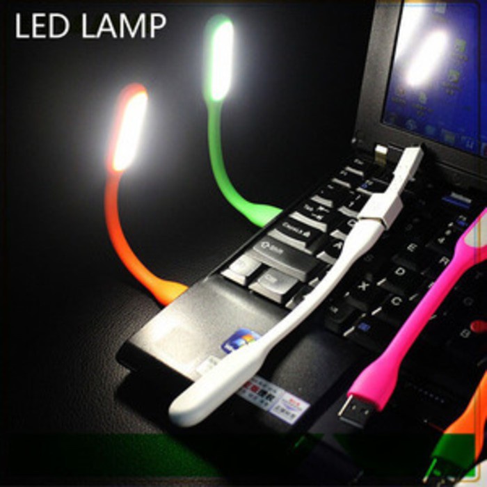 LAMPU LED USB PORTABLE / Lampu Sikat Gigi emergency lamps light portable belajar baca laptop powerbank