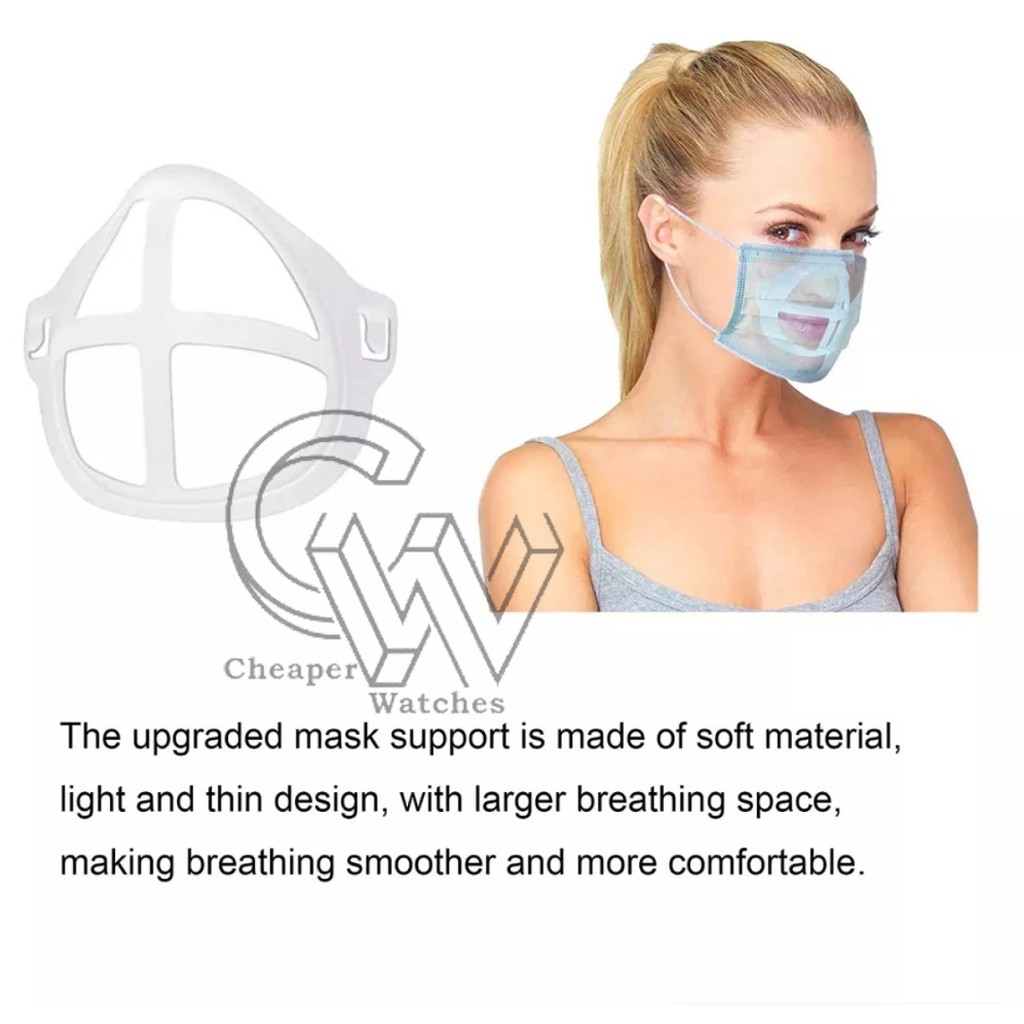 Cheaper-Peyangga Masker Pelindung Masker Mulut Anti Pengap Bracket Mask Termurah 1pcs